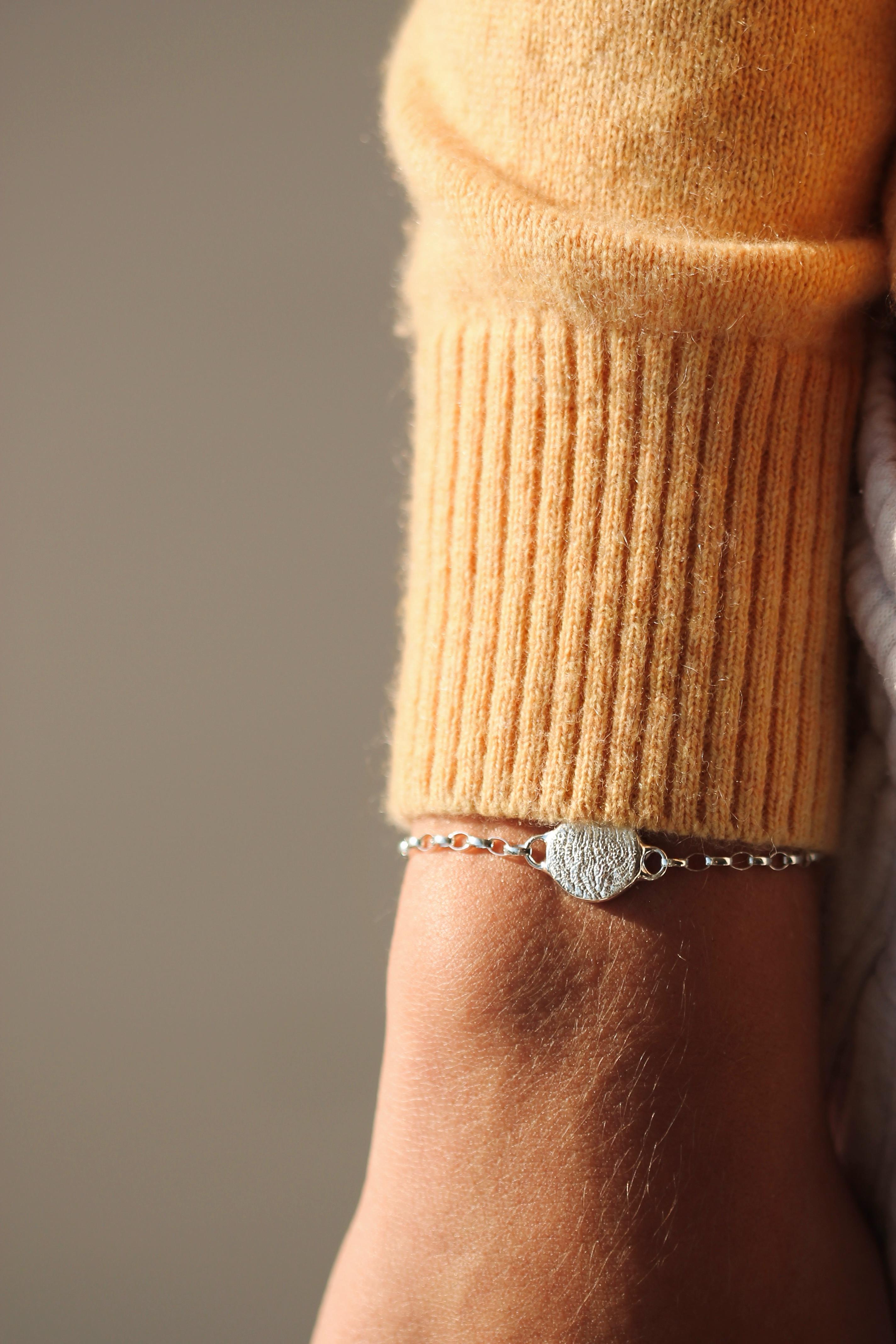 Finger-/Tierabdruck - Armband "Rund"