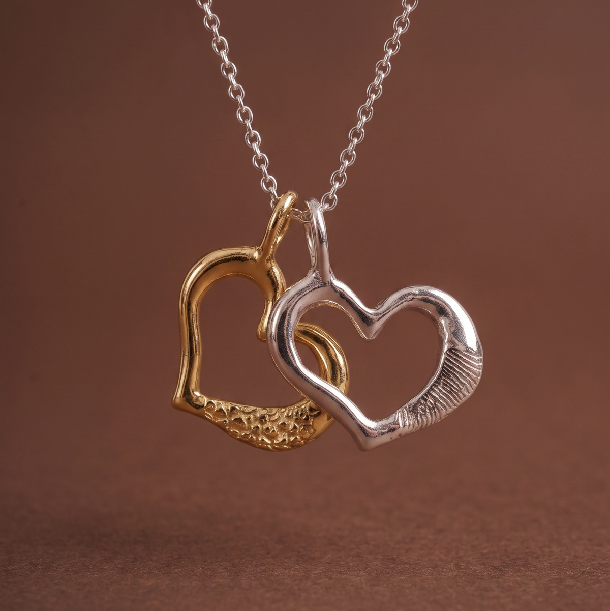 Fingerprint/Animal Print Necklace "Round"