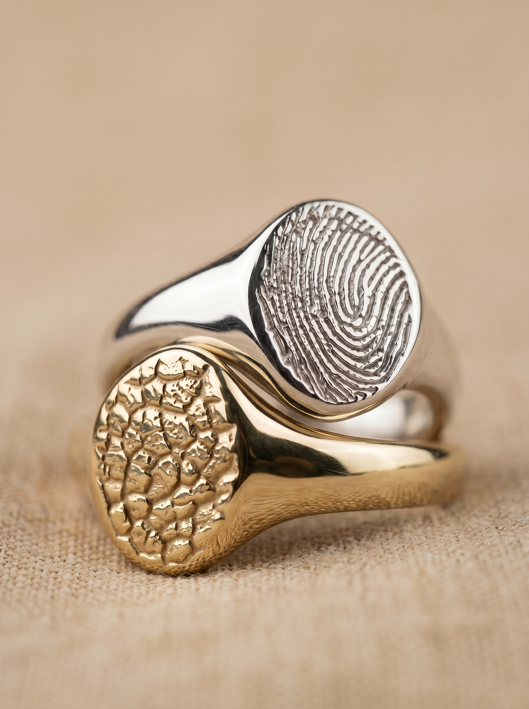 Finger-/Tierabdruck - Siegelring