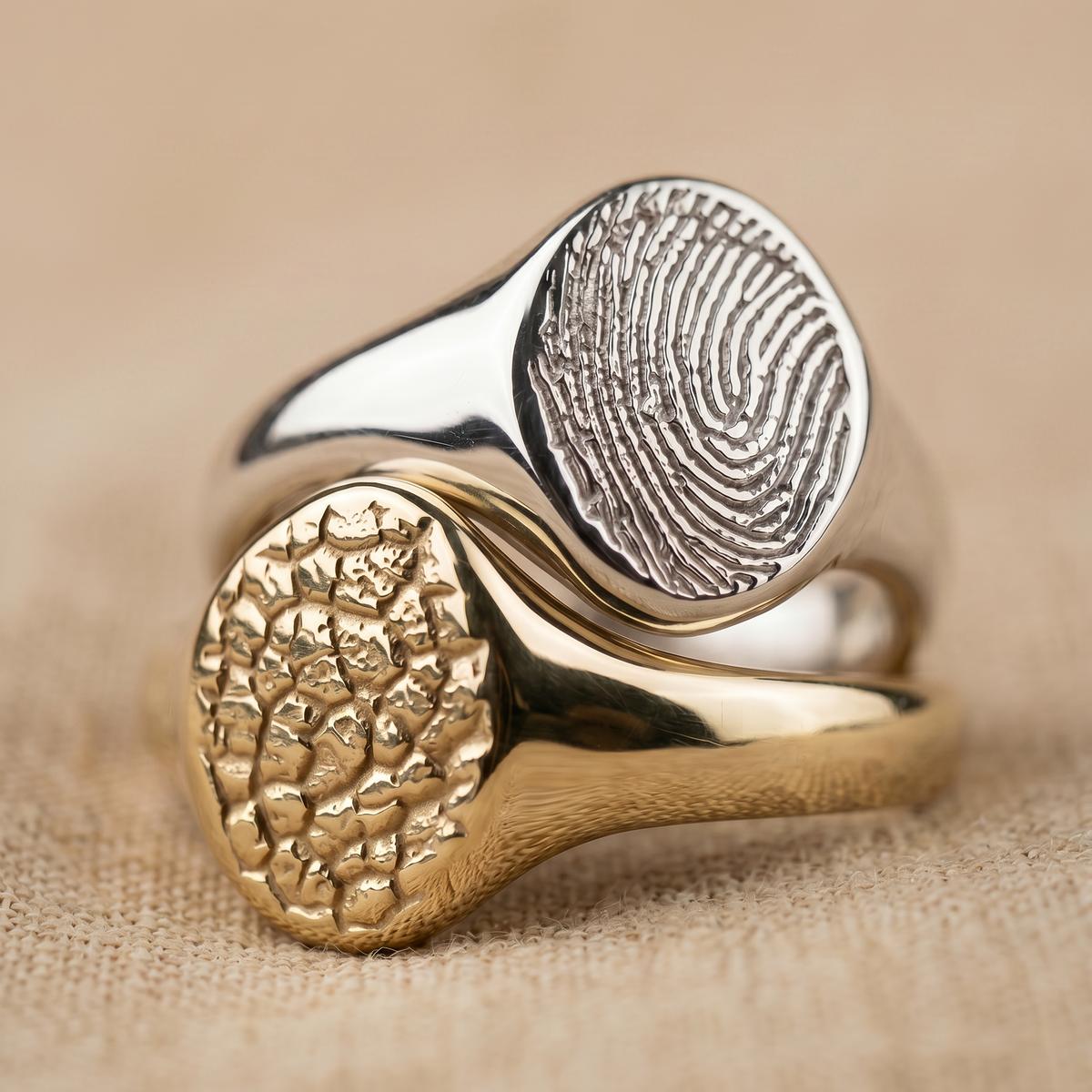 Finger-/Tierabdruck - Siegelring