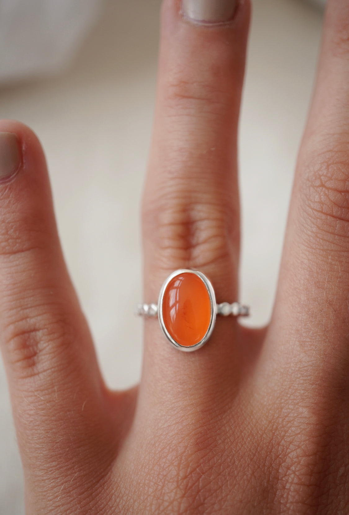 Karneol Ring 52