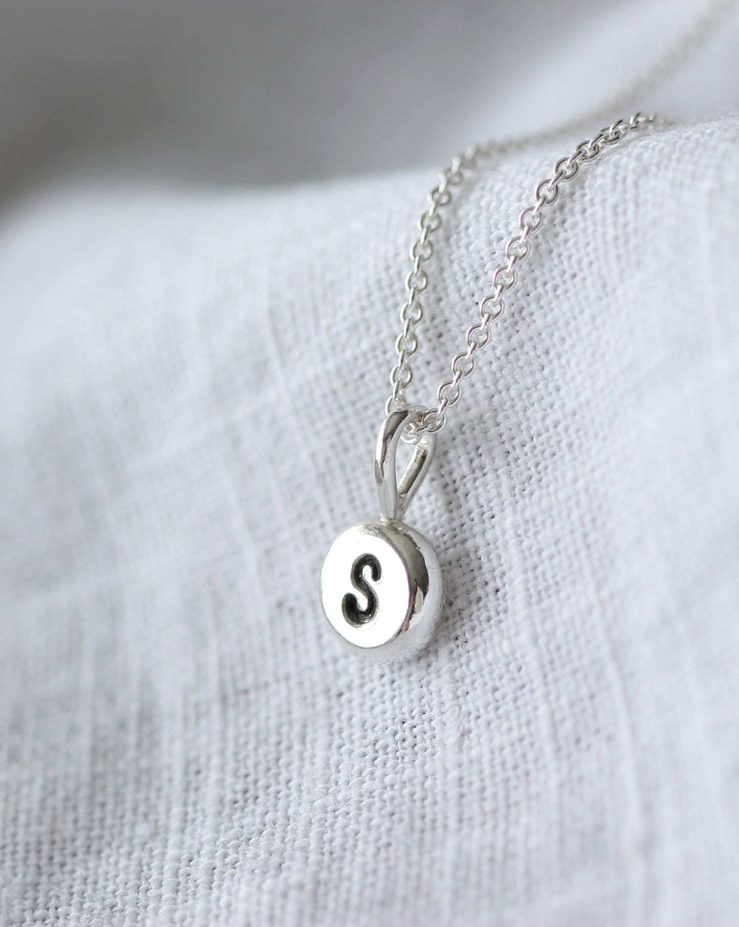 Silbernugget Kette „In Liebe“
