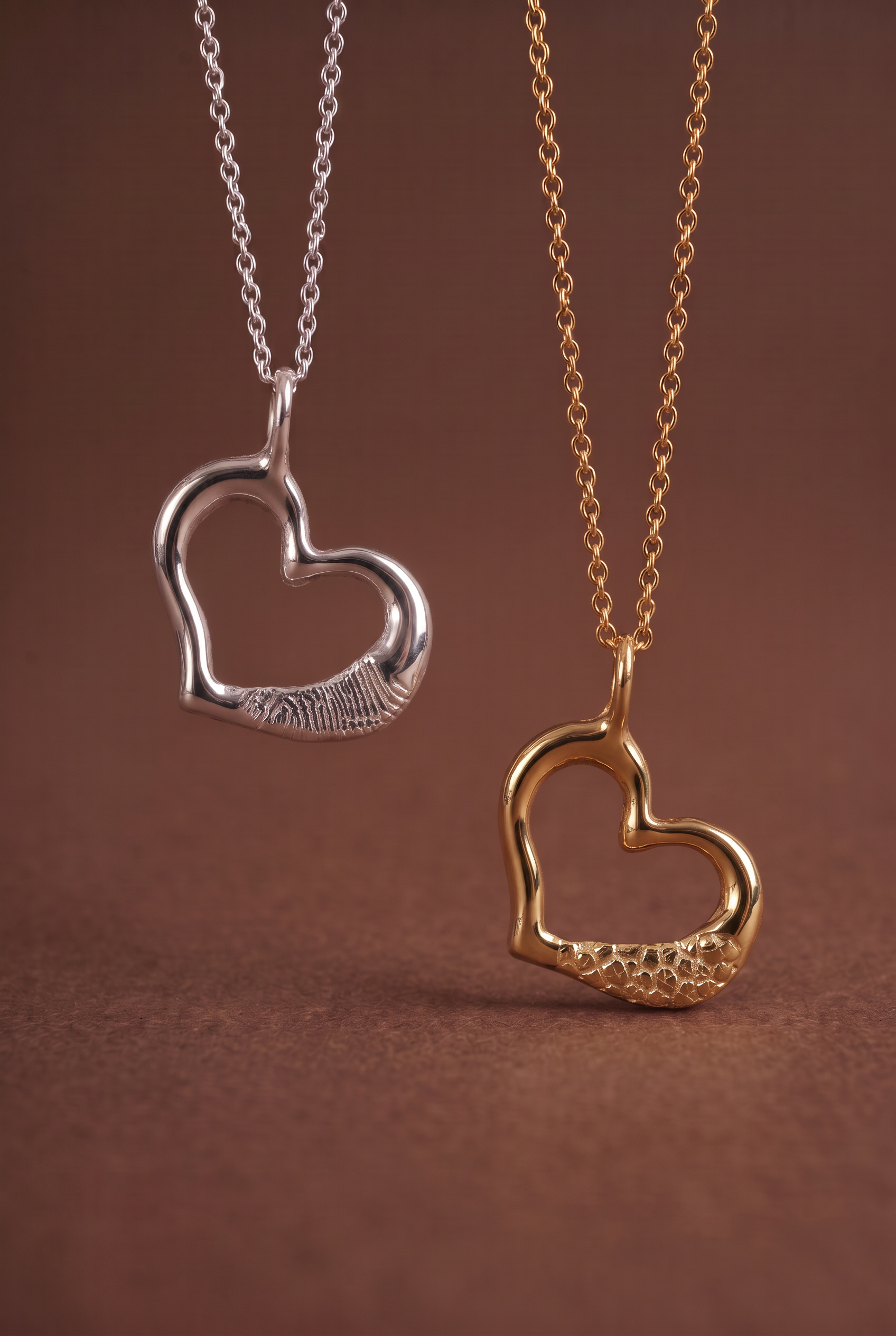 Finger-/Tierabdruck - Halskette "Love"