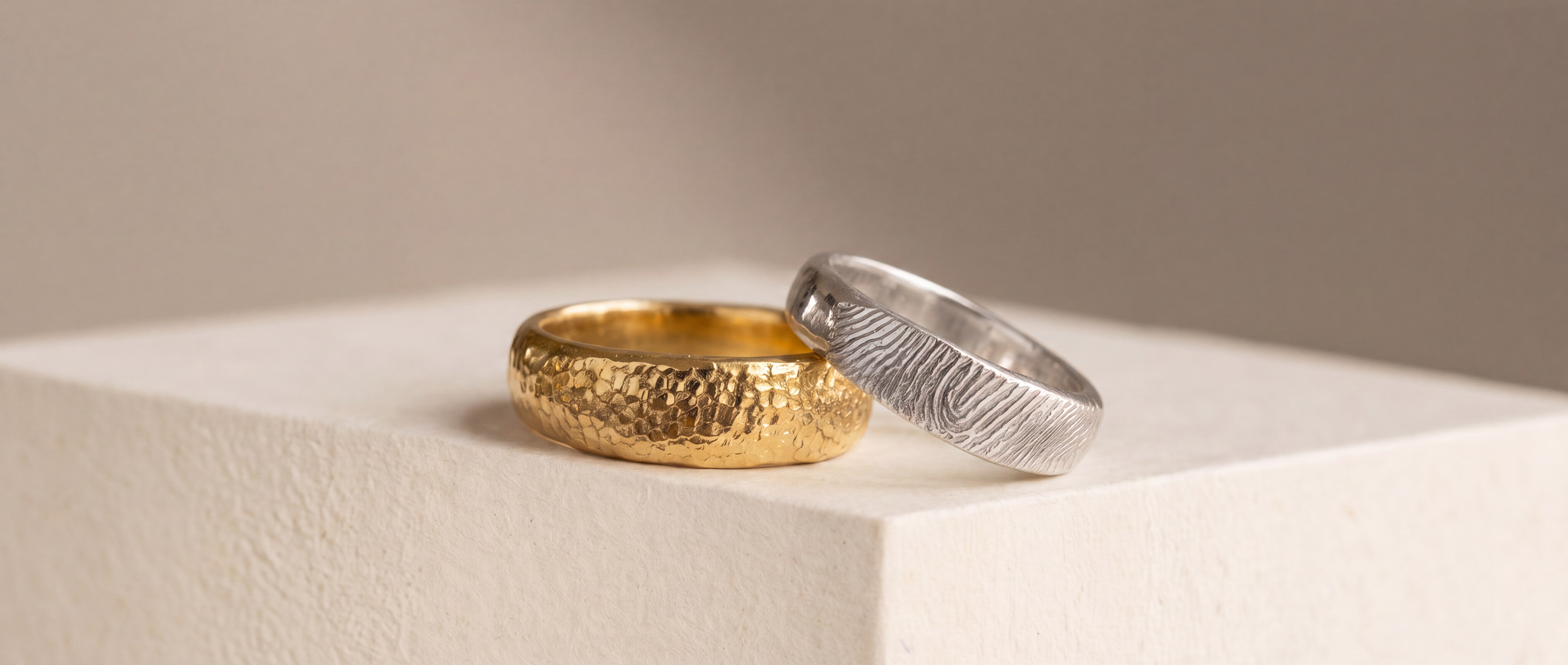 Finger-/Tierabdruck - Ringe