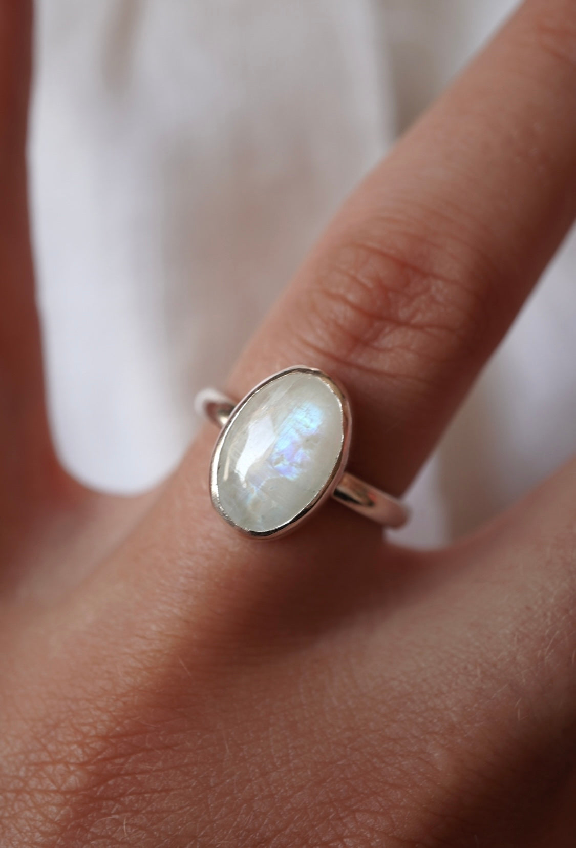 Moonstone ring 50