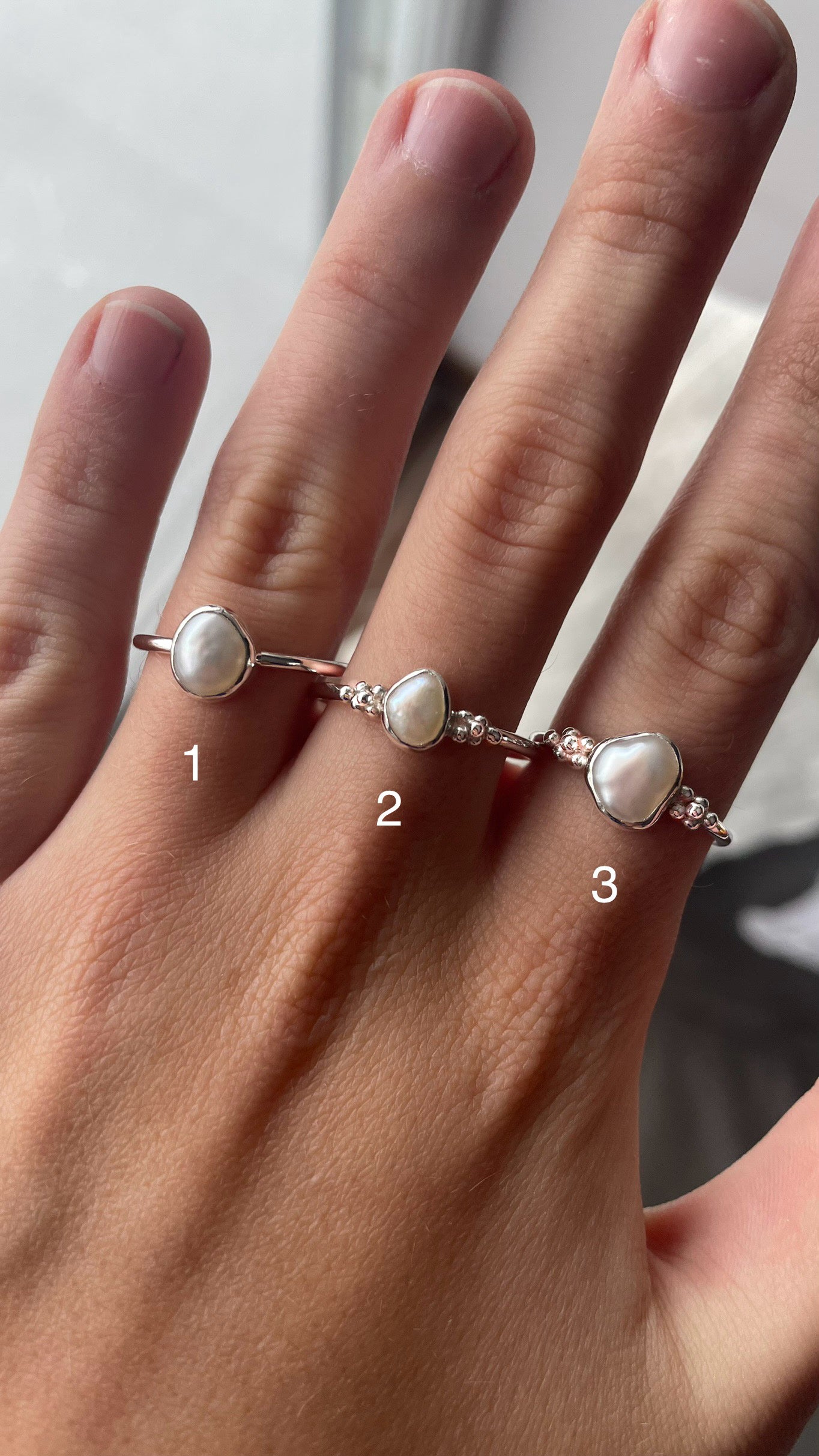 Pearl rings