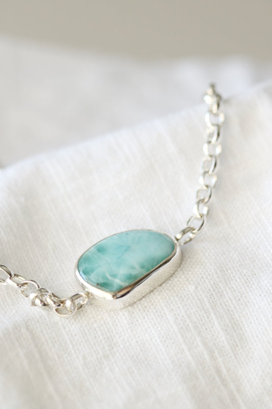 Larimar bracelet