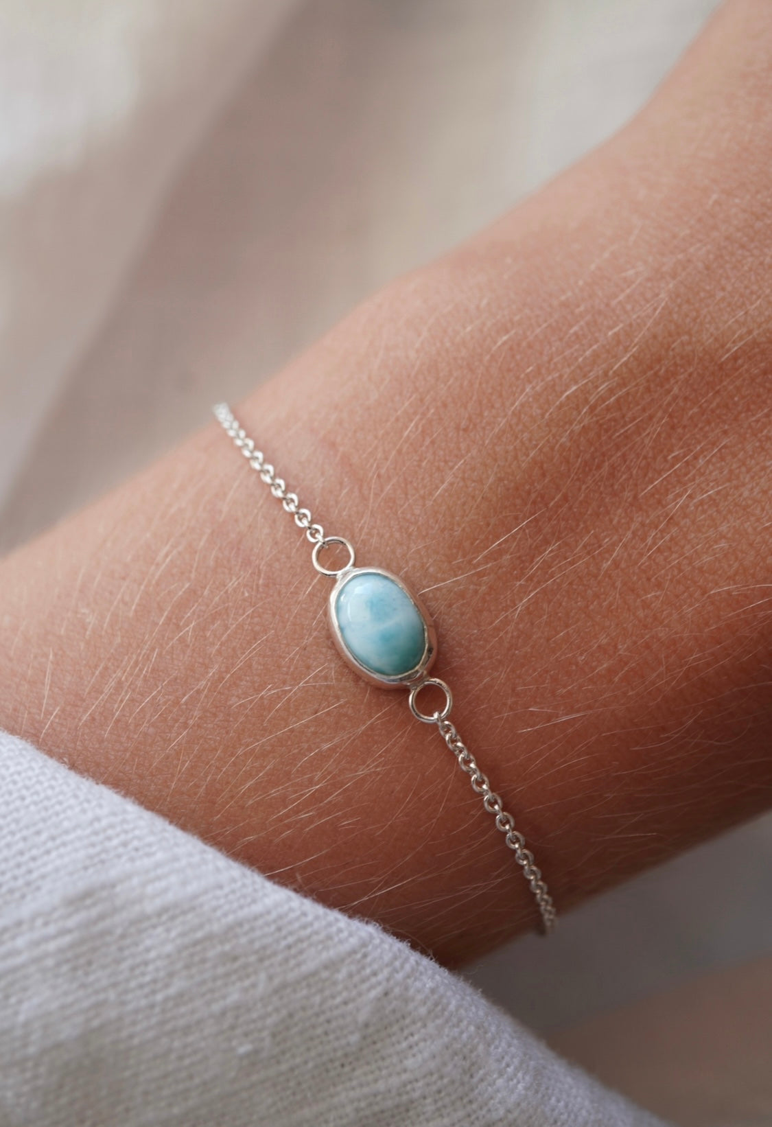 Larimar bracelet mini