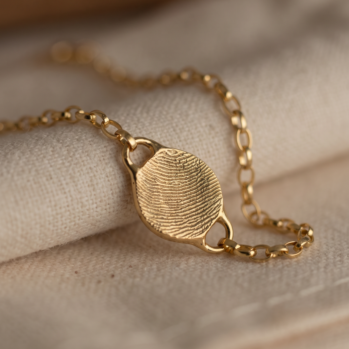 Finger-/Tierabdruck - Armband "Rund"