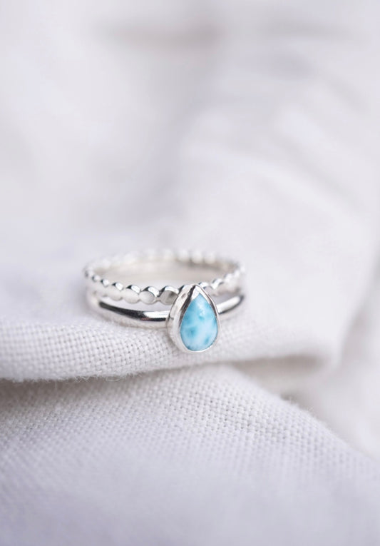 Larimar Tröpfchenring