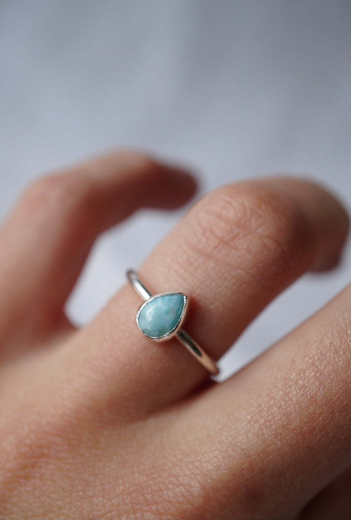 Larimar Tröpfchenring