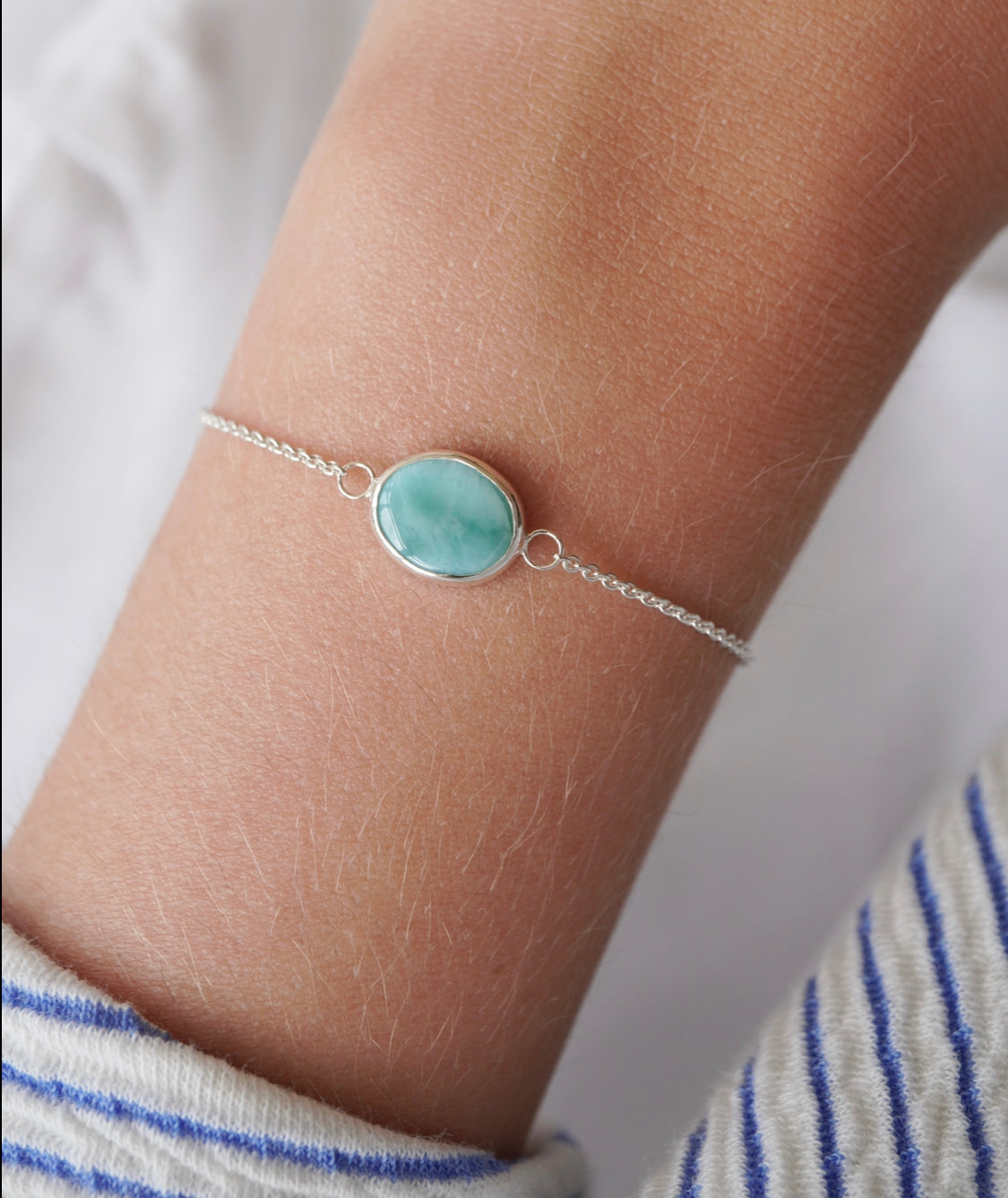 Larimar Armband